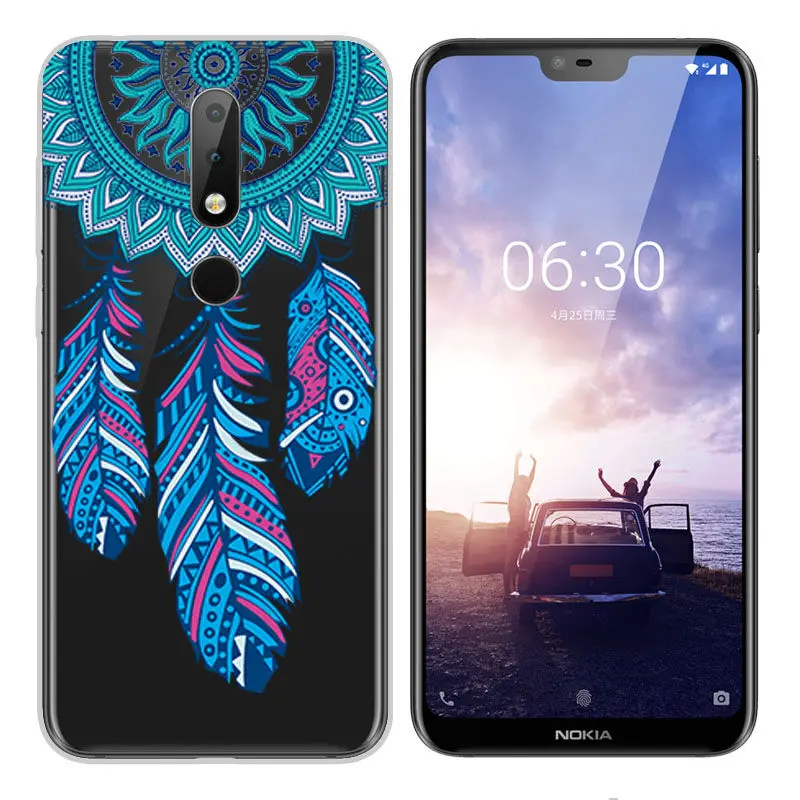 Arvin Soft TPU Case for Nokia 2 3 5 6 7 2017 Painted Cover for Nokia X6 2018 Nokia 6 2018 7 8 3.1 6.1 Protective Silicone Case  (4)