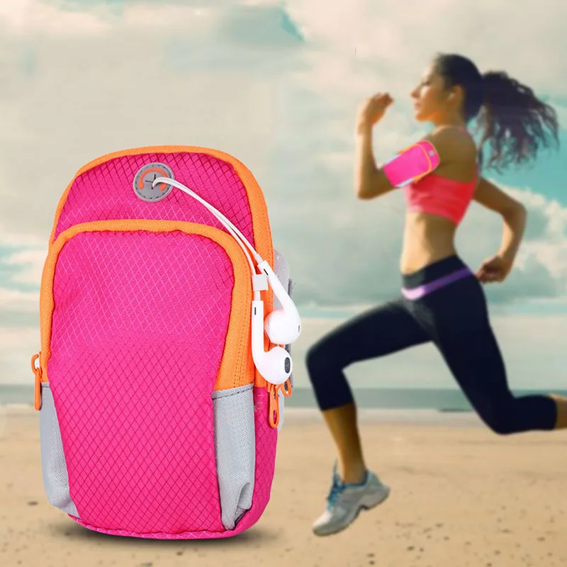 Спортивная сумка 5,5 дюймов для бега, спортзала телефона спортивные перчатки без пальцев, на открытом воздухе нейлон