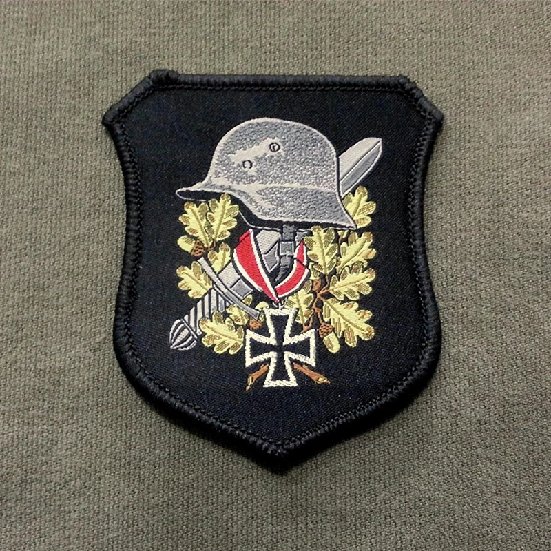 

German Helmet Woven Patch
