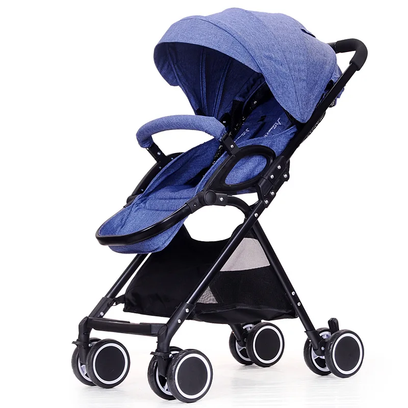 

New Style Baby Strollers Landscape Ultra-light Portable Four Wheels Spring Summer Foldable Umbrella Baby Stroller