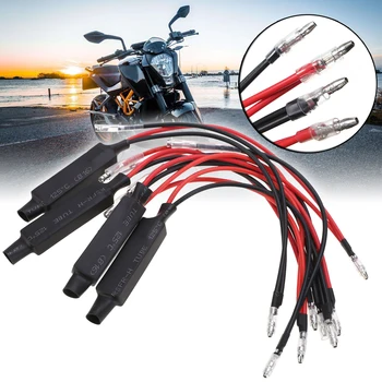 

Mayitr 4PCS 12V 10W Motorcycle LED Turn Signal Indicator Load Resistor Flash Fix Error For ATV Off-road Scooter