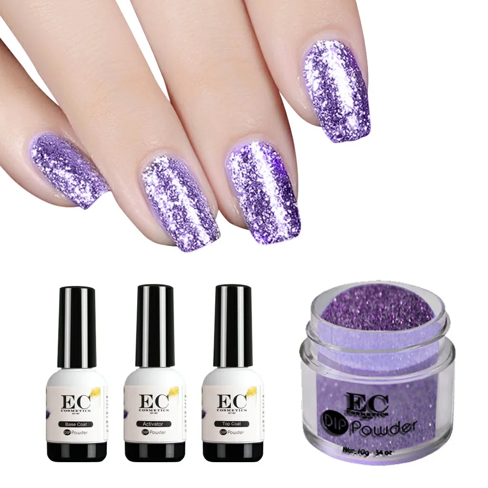 Gelike 10g Nails Dip Powder Nail Art Chrome Pigment Glitters on UV Gel
