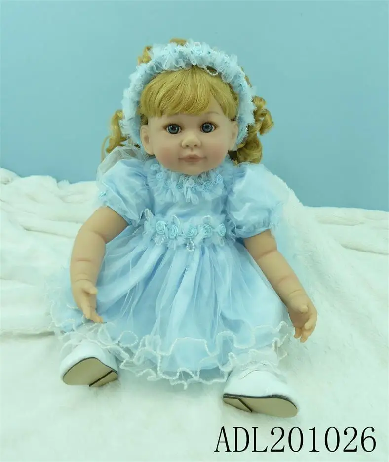 

50cm Silicone Vinyl Reborn Baby Doll Toys Lifelike Princess Accompany Sleeping babies Alive Bebe Toy for Child Birthday Present