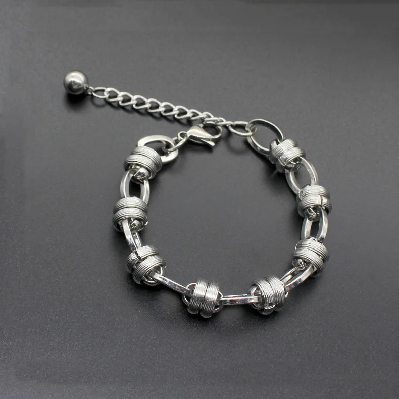 

Fashion simple titanium steel bracelet stainless steel bracelet men's jewelry hot sale