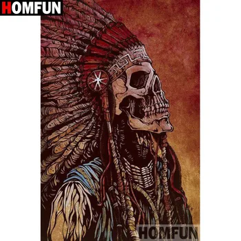 

HOMFUN Full Square/Round Drill 5D DIY Diamond Painting "Shantou character" 3D Embroidery Cross Stitch 5D Home Decor A16031