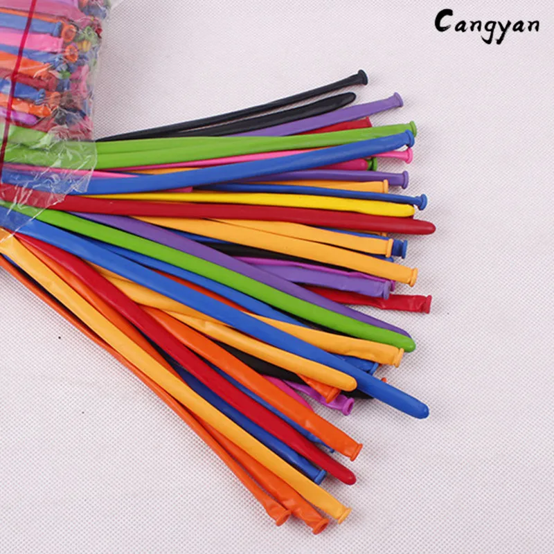 

100pcs toy magic balloon mixed color children's birthday scene layout wedding can be folded into any pattern kids like