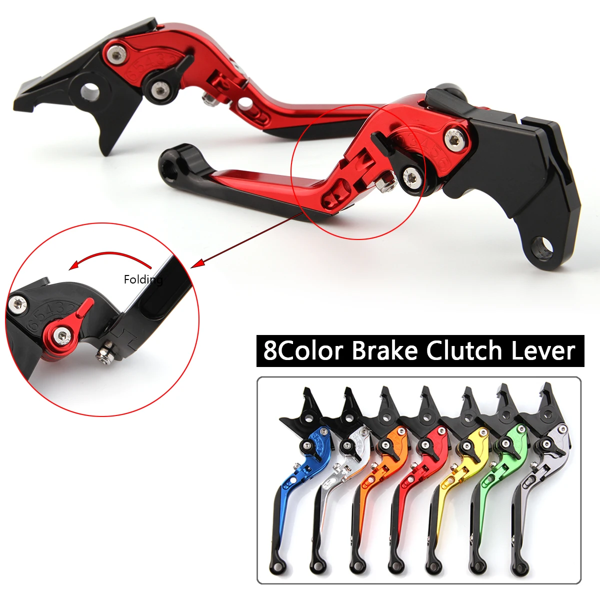 

CNC Levers for Yamaha YZF R1 R6 R6S CANADA EUROPE VERSION Motorcycle Adjustable Folding Extendable Brake Clutch Levers