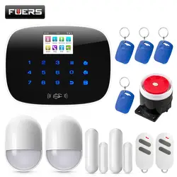 FUERS 3g WiFi GSM система охранной сигнализации PSTN RFID IOS Android приложение управление беспроводной умный дом охранной сигнализации сенсор