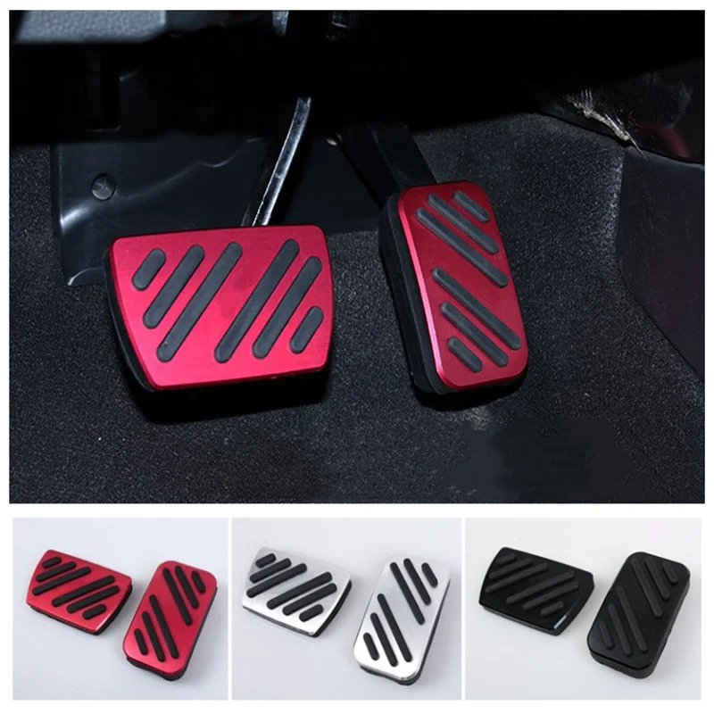 

Car styling Auto Rubber Non-slip Brake Pedal Non-slip Accelerator Pedal Accessories For Honda New Civic 2016 2017 2018