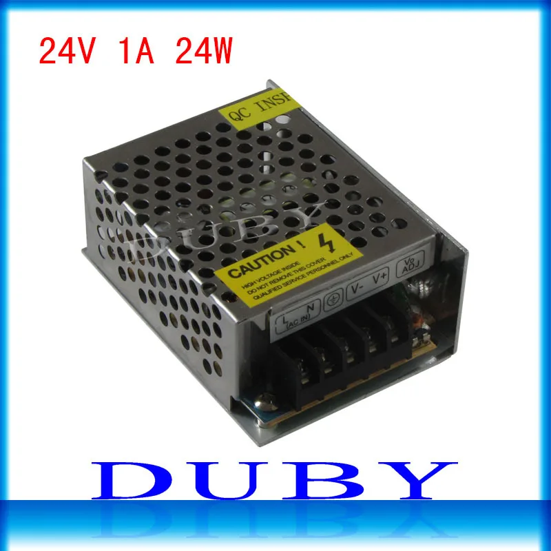 

2piece/lot 24V 1A 24W Switching power supply Driver For LED Light Strip Display AC100-240V Factory Supplier Free Shipping