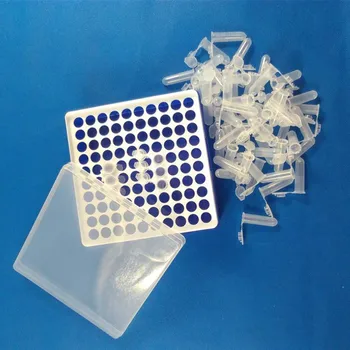

2ml/100vents Plastic Centrifuge Tube box+100 pcs 2ml Centrifuge Tubes sample tubes with Snap cap plastic test tubes
