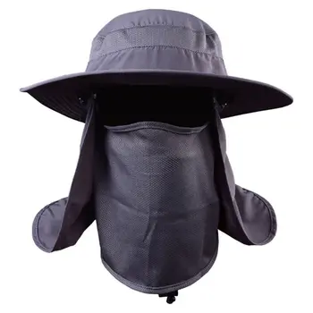 

Unisex Outdoor Fishing Hat Quick Dry Hiking Hat UV Protection Wind Proof Face Neck Flap Sun Cap Hats