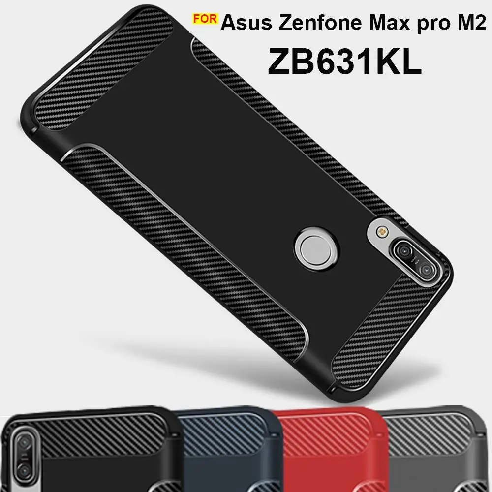 Asus Zenfone Max Pro M2 ZB631KL case Silicon Carbon Fiber soft TPU back case for Asus Zenfone Max Pro M2 cover Asus ZB631KL case Asus Zenfone Max Pro M2 ZB631KL case Silicon Carbon Fiber soft TPU back case for Asus Zenfone Max Pro M2 cover Asus ZB631KL case