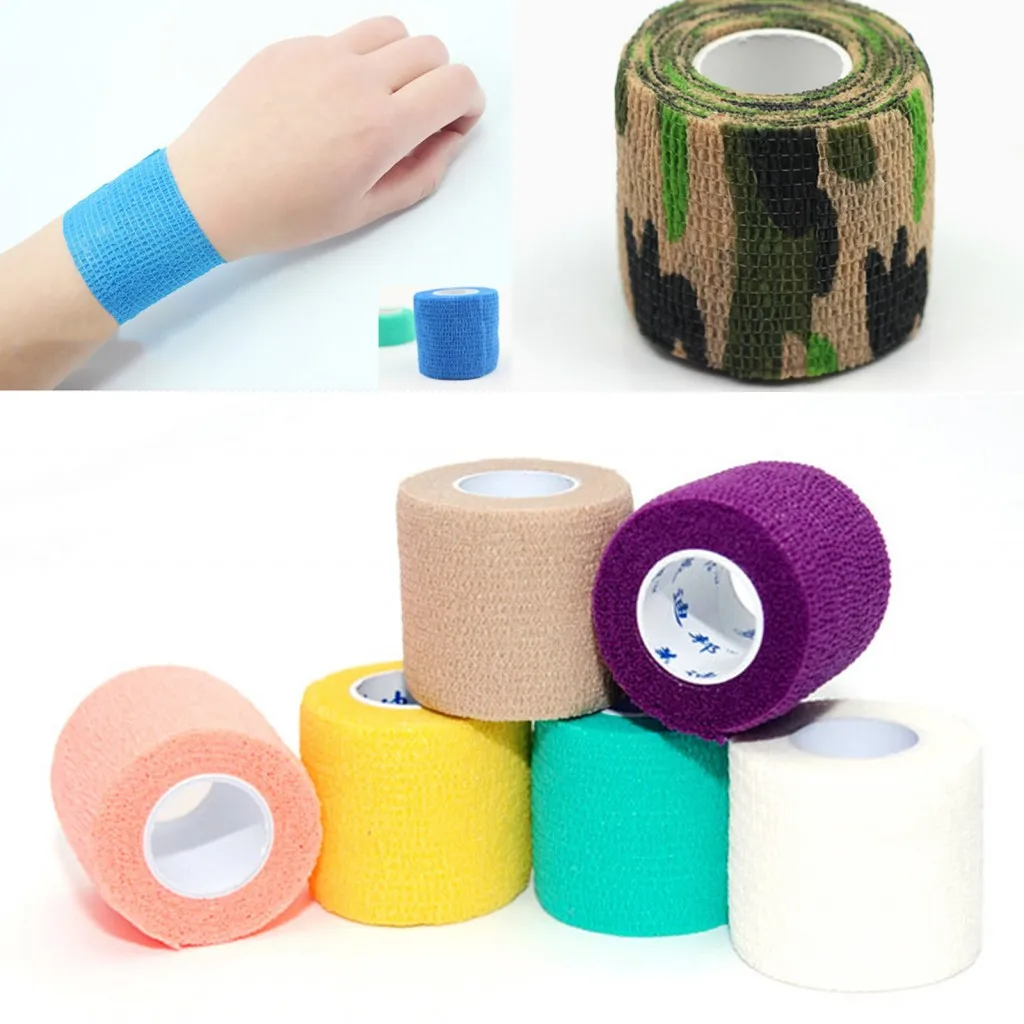 

2019 Hot Muscle Care Waterproof Exercise Therapy Bandage Tape Sports Tape Elastic Physio Therapeutic Tape Protection Tool