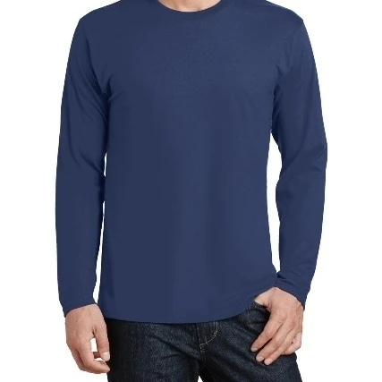 Port & Co PC450LS Long Sleeve Fan Favorite Tee Team Navy - 4XL (1)