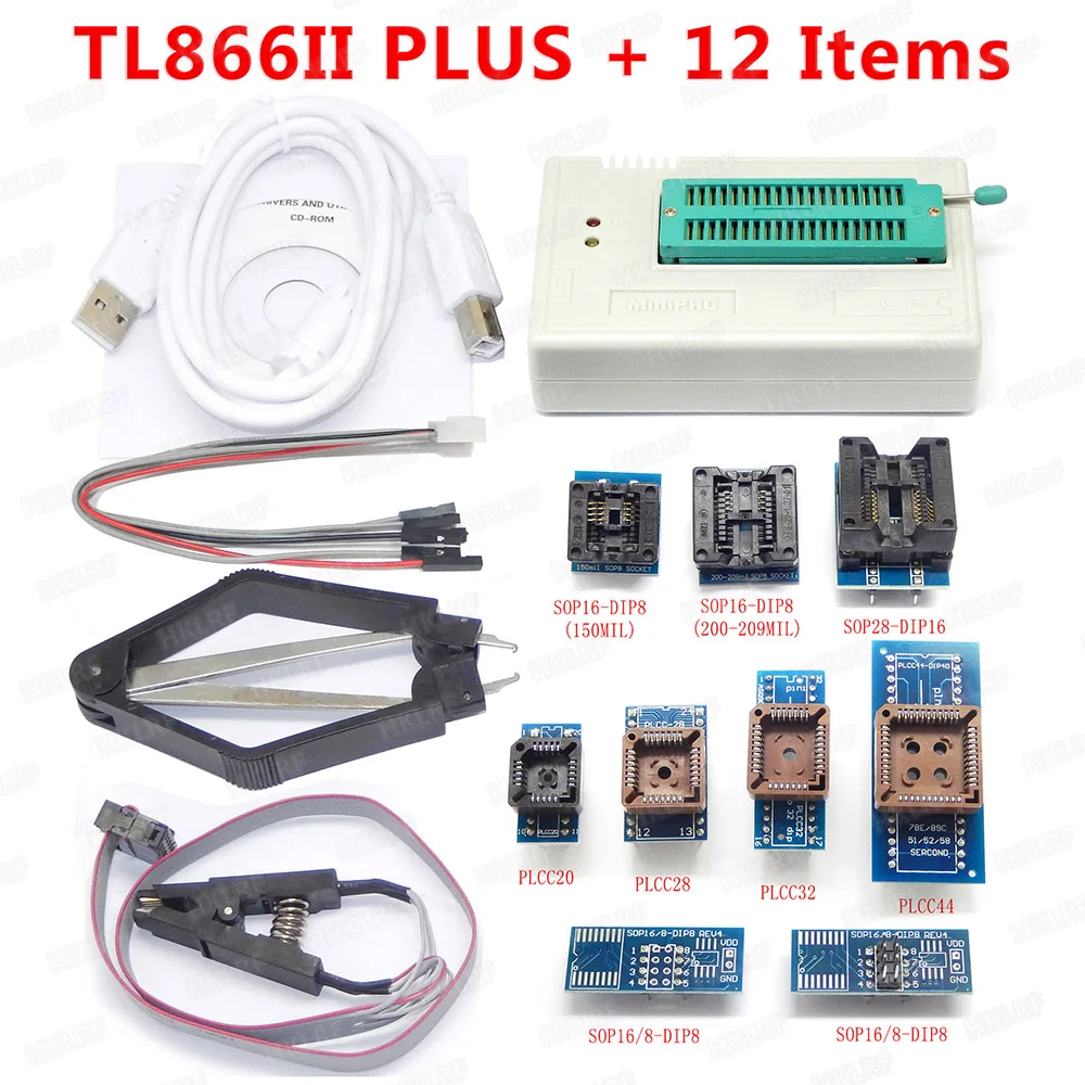 

Free shipping 2019 Newest XGECU Programmer TL866II PLUS+12 Items TL866A Programme TL866CS Programmer High Speed USB Programmer