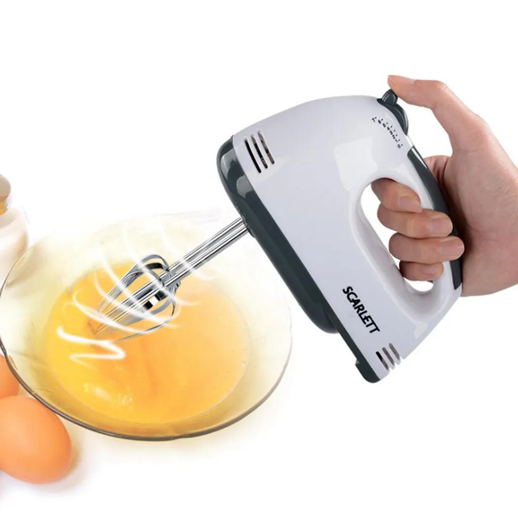 

Electric Egg Beater Home Hand-Held Eggbeater And Batter Cream Cake Stirring Mini Handle Cooking Tools new 2019 Fashion Hot