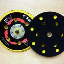 15 Отверстия 2 шт./компл. 6 дюймов MacBook air шлифовальный диск pad, для Воздушная шлифовальная машина с вакуумом, для 150 мм пневматический шлифовальный станок ", нить, M8* 1,0