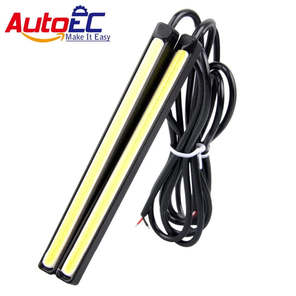Autoec 20pair Car Cob Led Daytime Running Light 11cm Dc12v