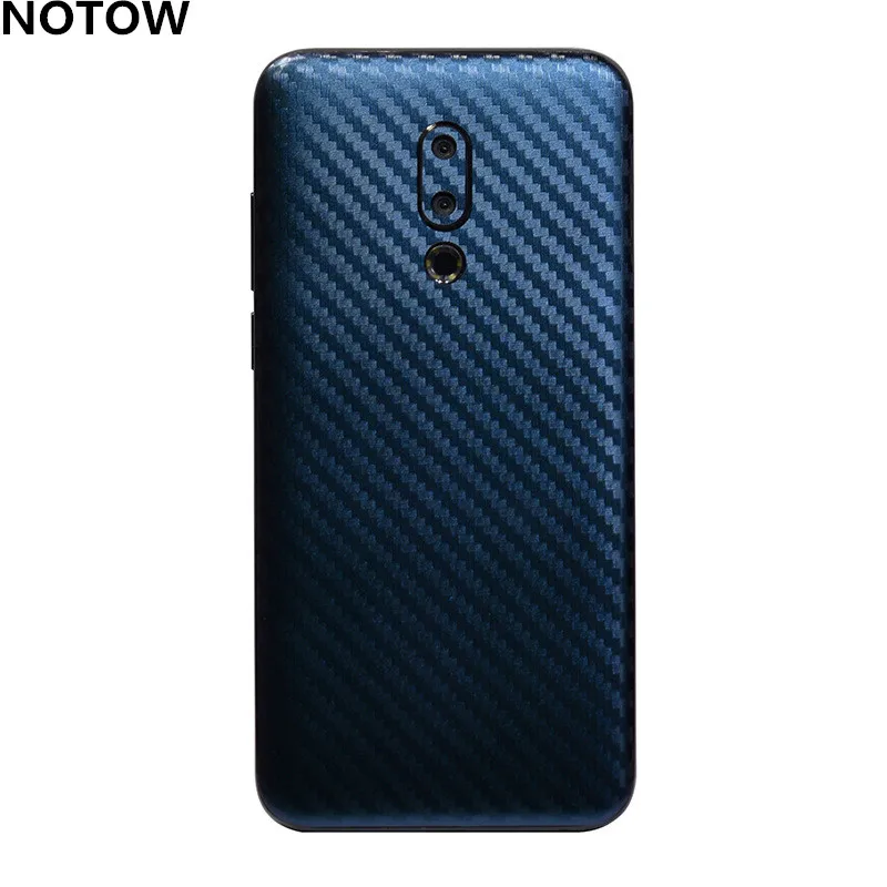 

NOTOW fashion Discoloration Carbon fiber sticker skins protective film wrap skin mobile back case for meizu16th/16th Plus/16X