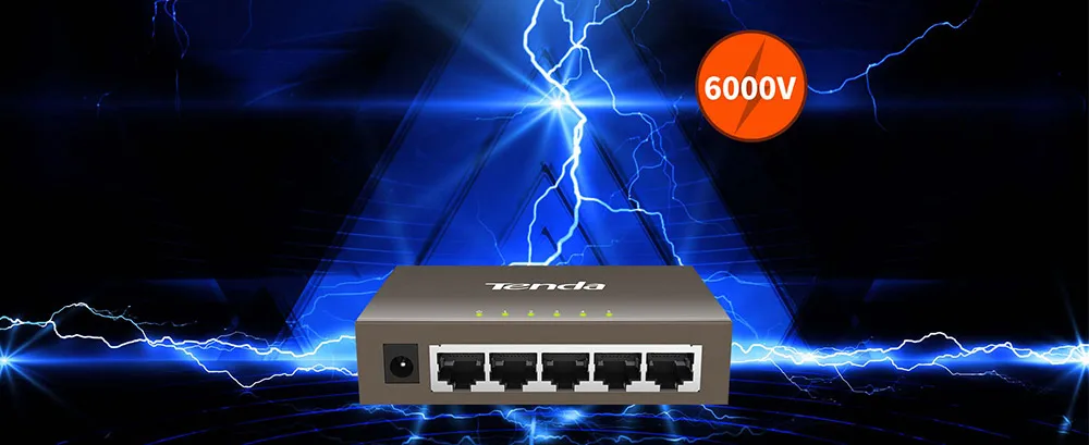 Tenda TEG1005D 5 портов 1000 м гигабитный Ethernet коммутатор, 10/100/1000Mpbs Ethernet сетевые коммутаторы, концентратор LAN, полный дуплексный, Auto MDI/MDIX
