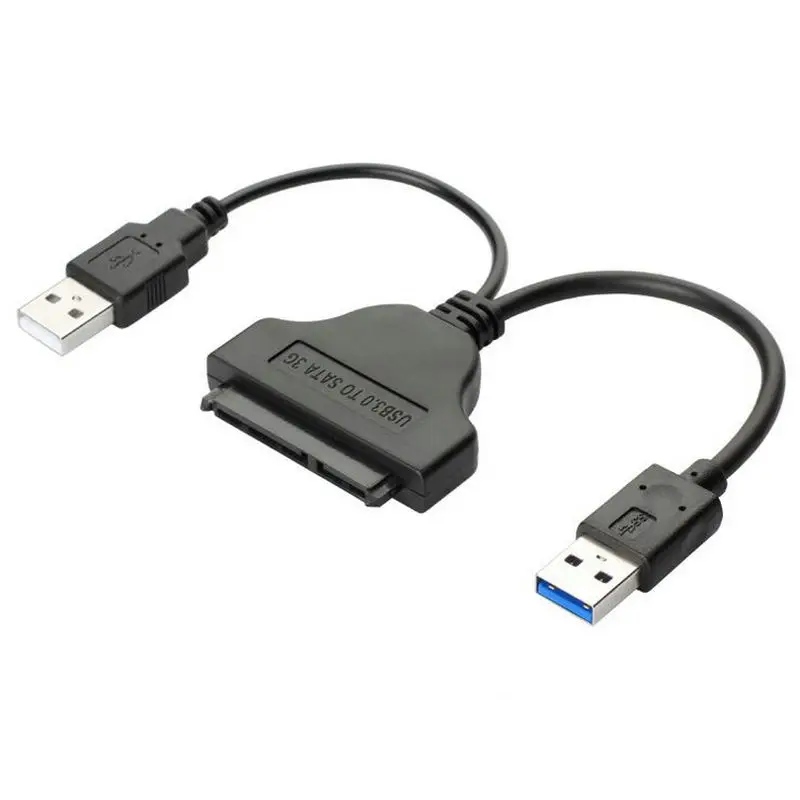 

High quality Dual USB 3.0 to Ide SATA Adapter Cable for 2.5 inch HDD and SSD