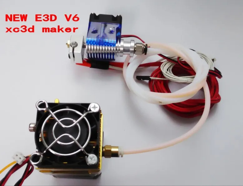 Xc3dmaker 3D принтер запчасти mk8 E3D V6 12 V 0.4 mm / 1.75 мм филамент печать head экструдер