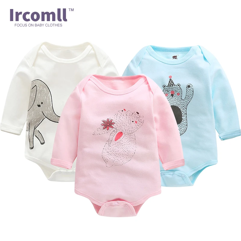 Spring Autumn Romper Ror Baby 100 Cotton Hand painted Character Baby