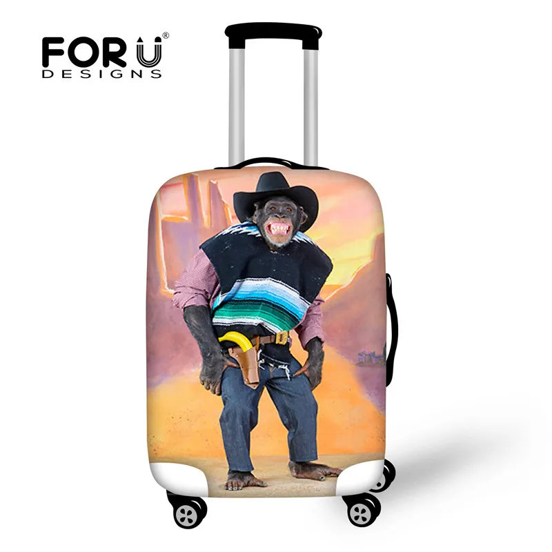 FORUDESIGNS/защитный чехол для багажа с животным принтом для чемодана 18-32, эластичный чехол для кошки, Пылезащитный Водонепроницаемый Чехол, чехлы для аксессуаров - Цвет: XD233
