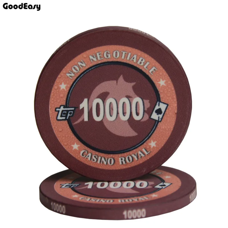 10000 10 шт./компл. 12 созвездий казино королевская керамика налоги Hold'em черный Джек фишки для покера Зажигалка бинго монеты покер Индивидуальные - Цвет: 10000