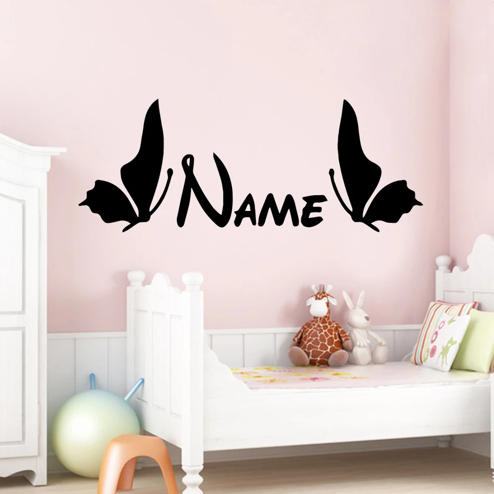 Cartoon Custom name Wall Mural Removable Wall Decal For Living Room