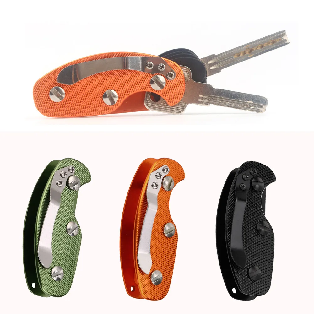 Outdoor EDC Ultralight Multi Tool Key Holder Key Clamp Survival Gear