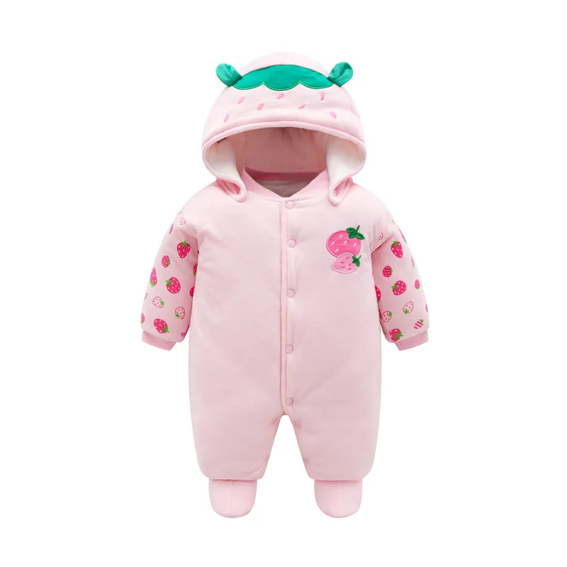 

Baby Footies Sleepers O-Neck Long-Sleeves Buttons-Up One-Piece Winter Cozy WarmBaby Pajamas with Footies 3-12 Months