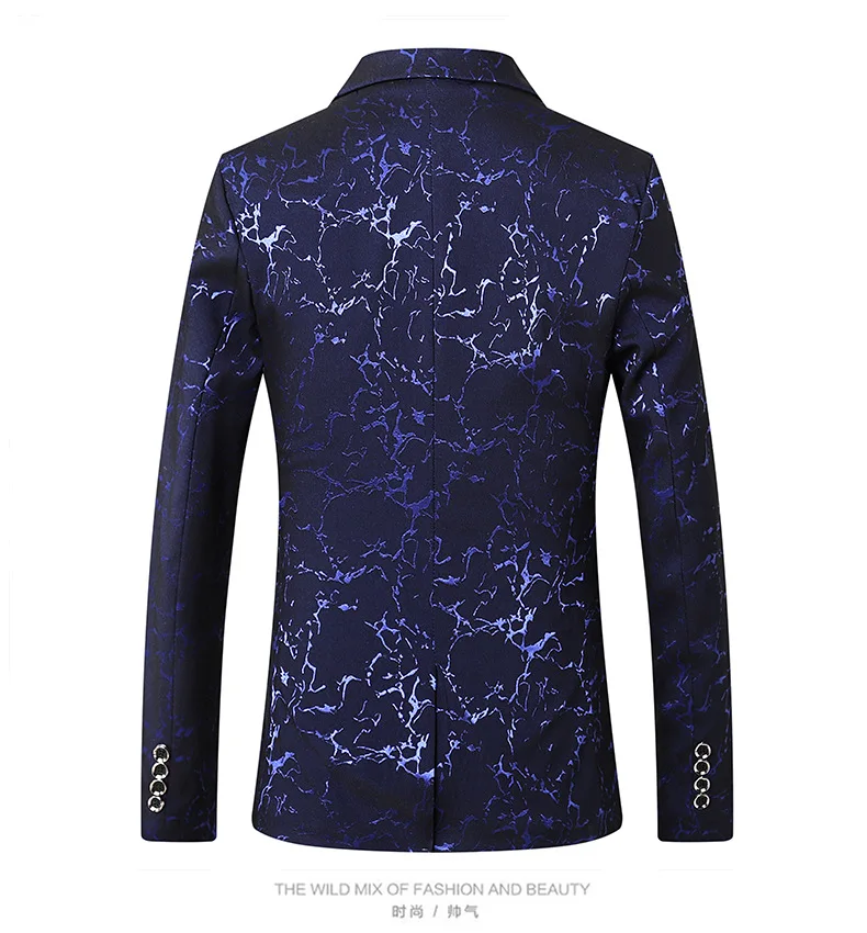 Мужской приталенный брендовый хлопковый Блейзер Slim Masculino Мужская, в деловом, повседневном стиле стильный Блейзер весна осень дропшиппинг верхнее пальто