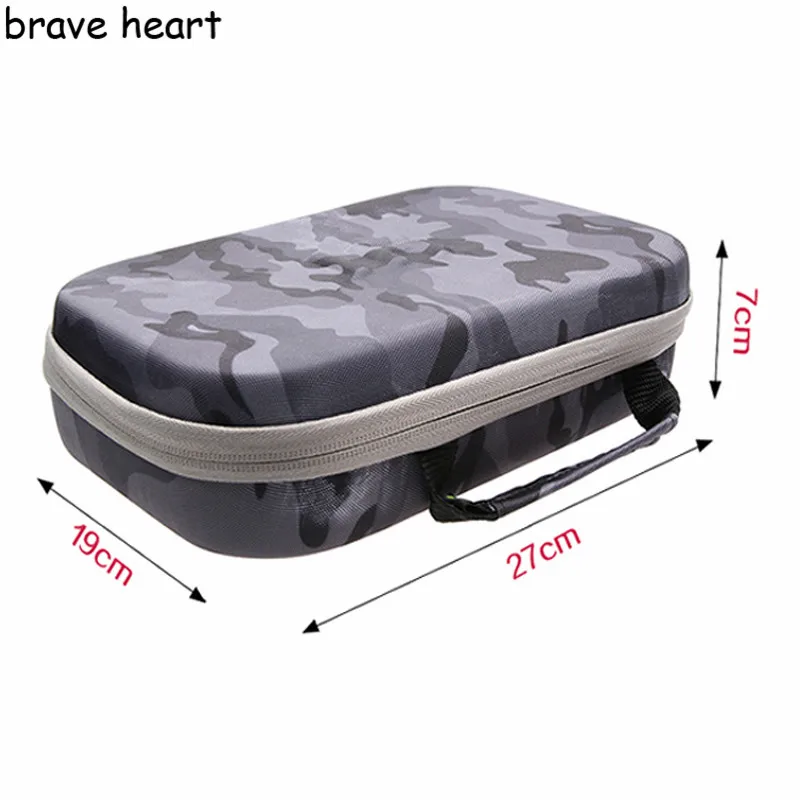 Чехол для переноски с надписью brave heart, сумка для хранения в путешествии для Gopro Hero 5 4 3 Sjcam Sj4000 Xiaomi Yi 4 k, аксессуары для камеры