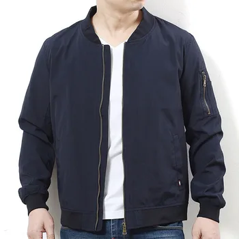 

MFERLIER Winter Autumn men Jackets large size 5XL 6XL 7XL 8XL 9XL long sleeve men Outerwear 2 colors