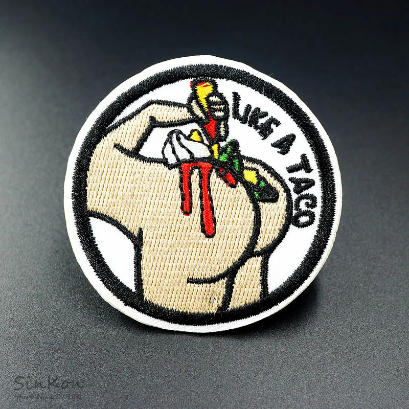 Как TACO (Размер: 6 2x6 2 см) сделай сам железные нашивки значки ткань джинсы
