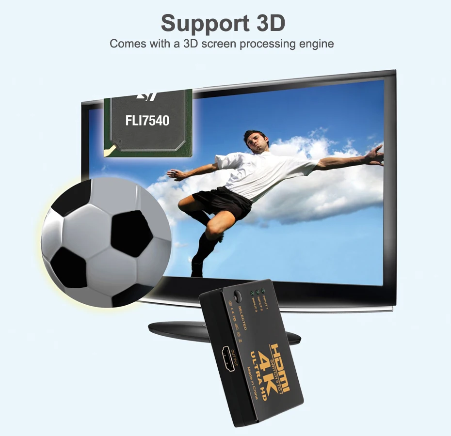 hdmi splitter 4k hdmi switch 2
