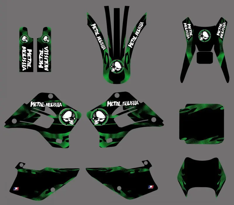 

SKULL TEAM GRAPHICS & BACKGROUNDS DECALS STICKERS Kits for Kawasaki KDX200 KDX220 1995-2005 2006 2007 2008 2 strokes KDX 200 220