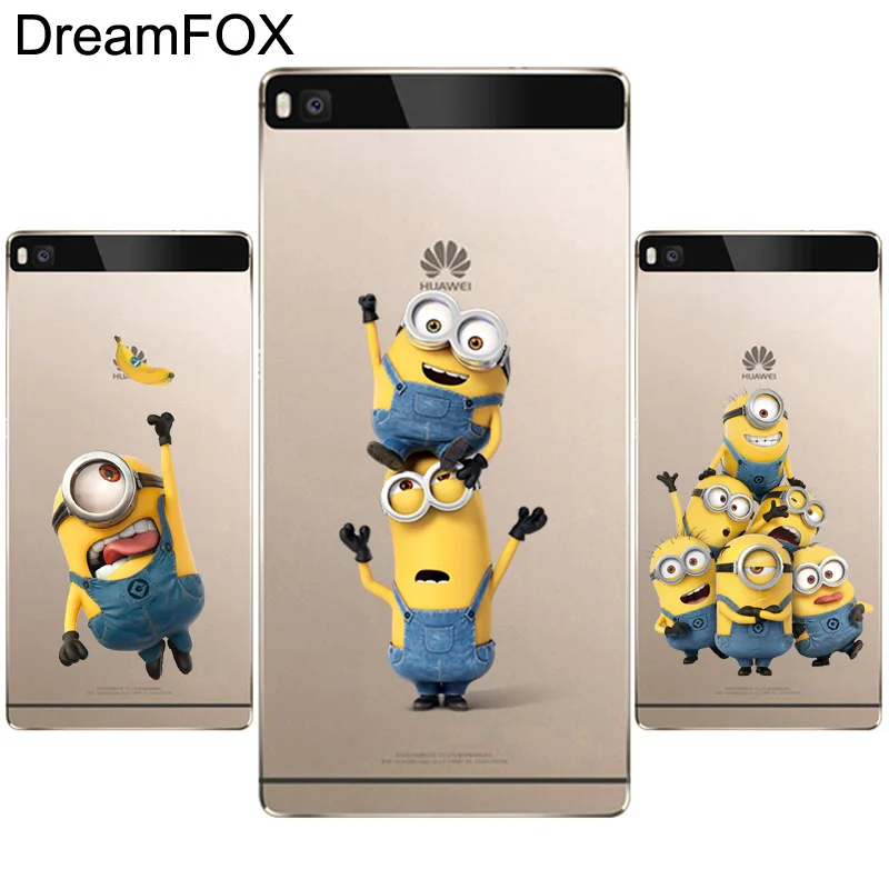 DREAMFOX M528 маленький желтый человек Мягкий ТПУ силиконовый чехол для Huawei P8 P9 P10 Lite Plus