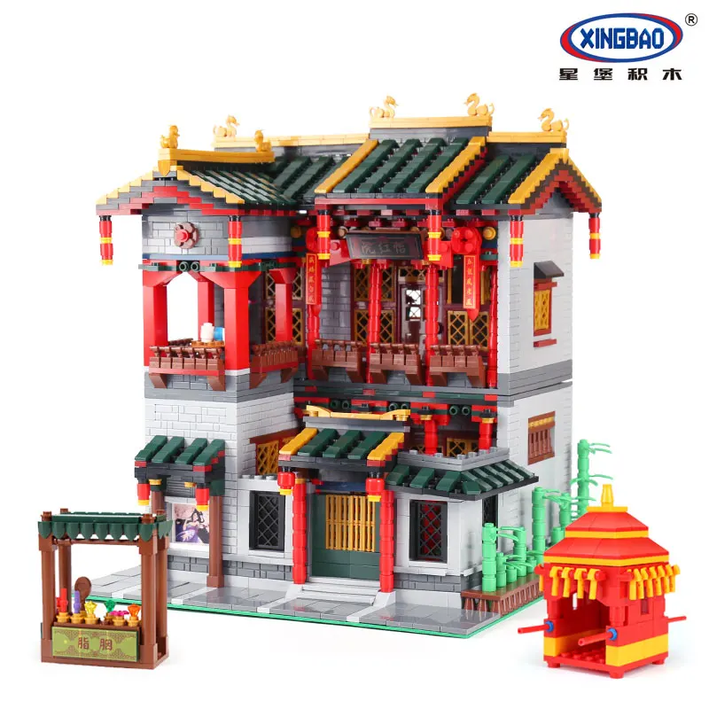 XingBao-01003-3320Pcs-Creative-MOC-Series-Chinese-architecture-Set-Children-Educational-Building-Blocks-Bricks-Toys-Model8