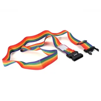 

Wholesale 5pcs ( with Coded Lock NI5L Travel Luggage Suitcase Strap Baggage Backpack Belt