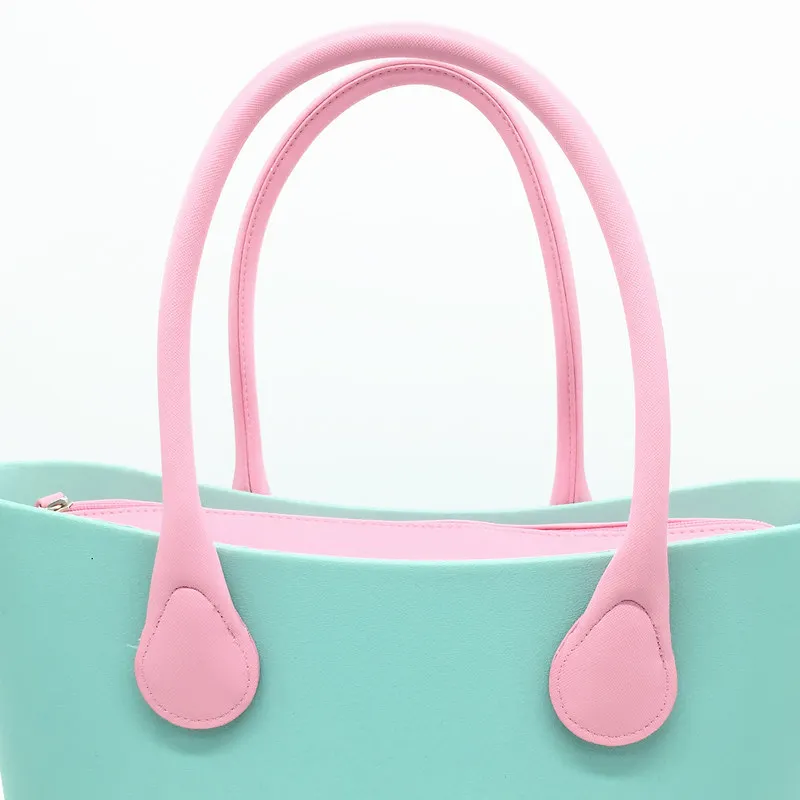 Для Obag 1 пара 68 см ручки из искусственной кожи для O ремень - Цвет: 65 cm pink handle