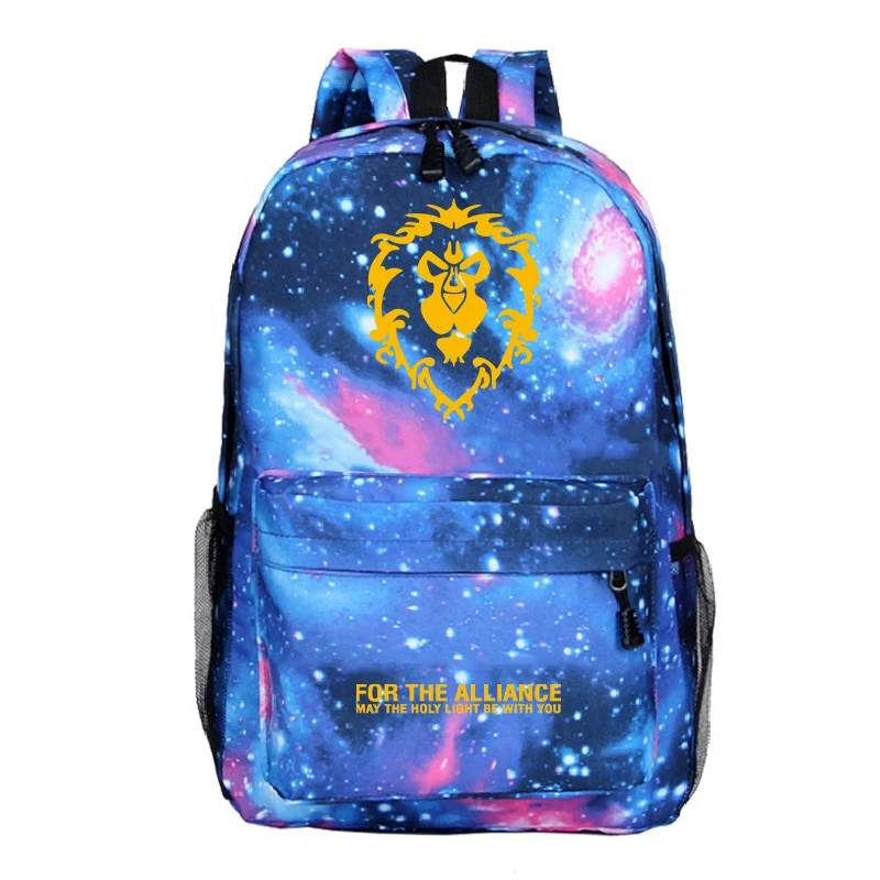 Красивый рюкзак в стиле World of Warcraft Mochila, рюкзак для студентов в колледж, рюкзак для Орды, красивый рюкзак для мужчин и женщин и подростков, рюкзак для путешествий
