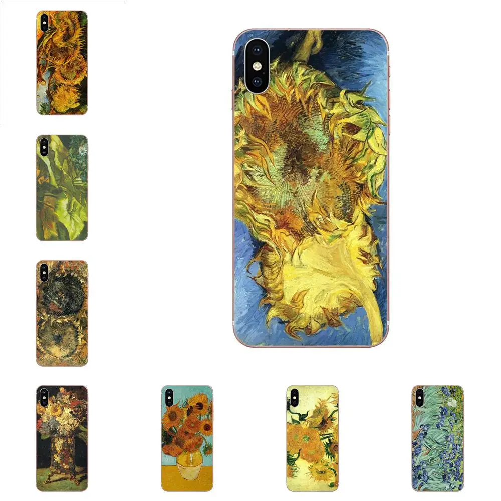 Retro Van Gogh Flower For Huawei Honor Mate 7 7A 8 9 10 20 V8 V9 V10 G Lite Play Mini Pro P Smart Soft TPU Mobile | Мобильные