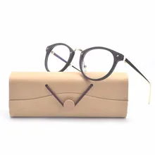 MINCL/модные ацетатная древесина оптическая оправа для очков с принтом оправа для очков Мужская Для женщин брендовые дизайнерские прозрачные солнцезащитные очки LXL