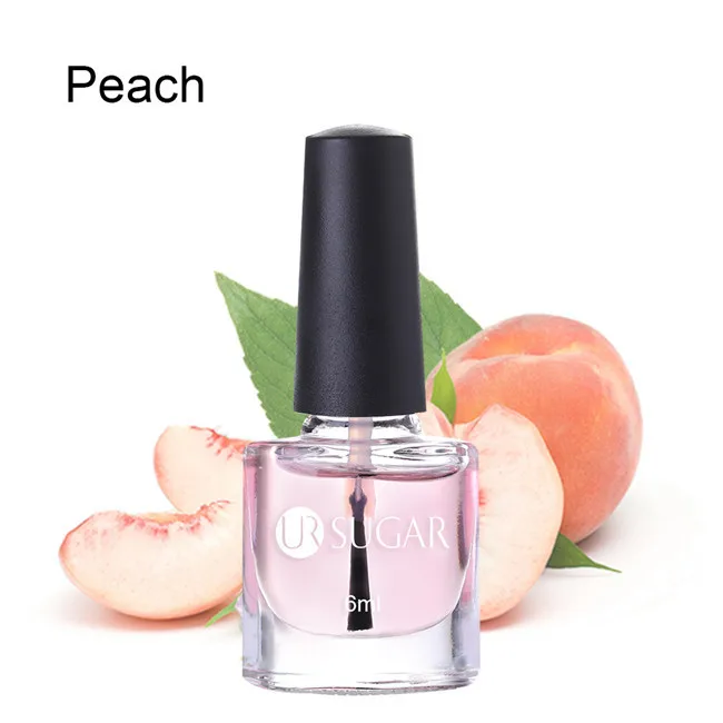 UR SUGAR 6 мл термо мерцающий блеск лак для ногтей Температура Цвет Уход за ногтями лак для маникюра Лак для ногтей фиолетовый серый - Цвет: Peach Nutrition Oil