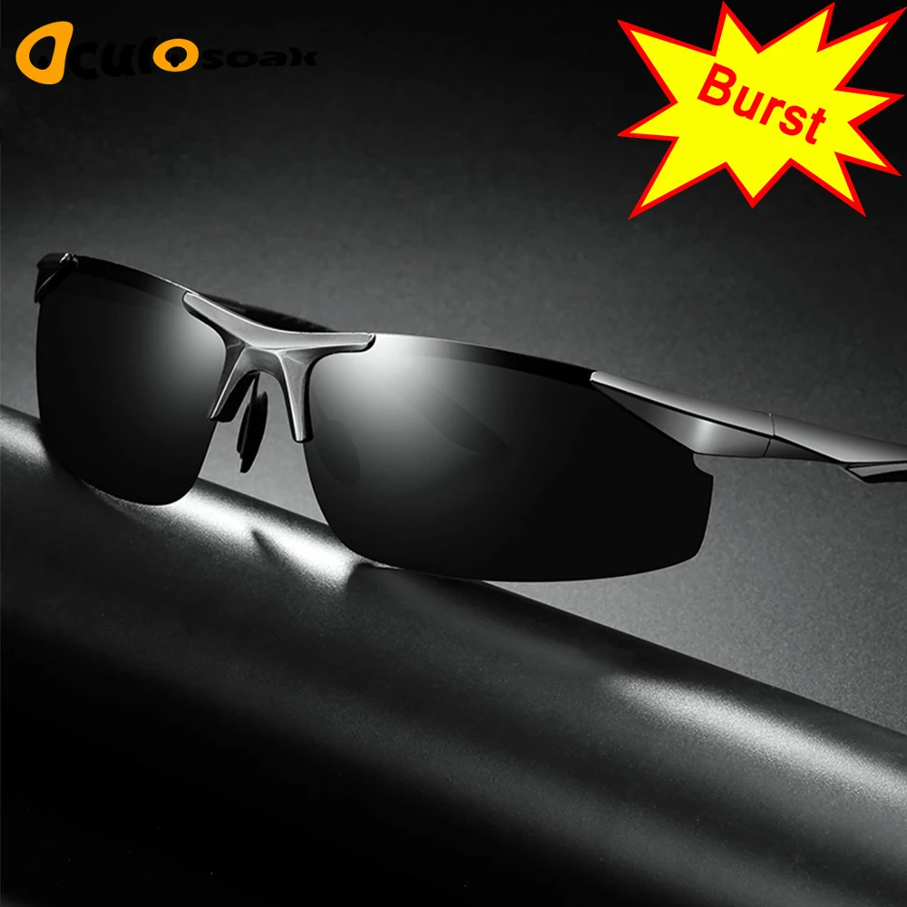 2019 Sports Polarized Rimless sunglasses TR90 Ultralight Mirror sun glasses for men and women Driving Night Vision Sunglasses UV 2019 Sports Polarized Rimless sunglasses TR90 Ultralight Mirror sun glasses for men and women Driving Night Vision Sunglasses UV