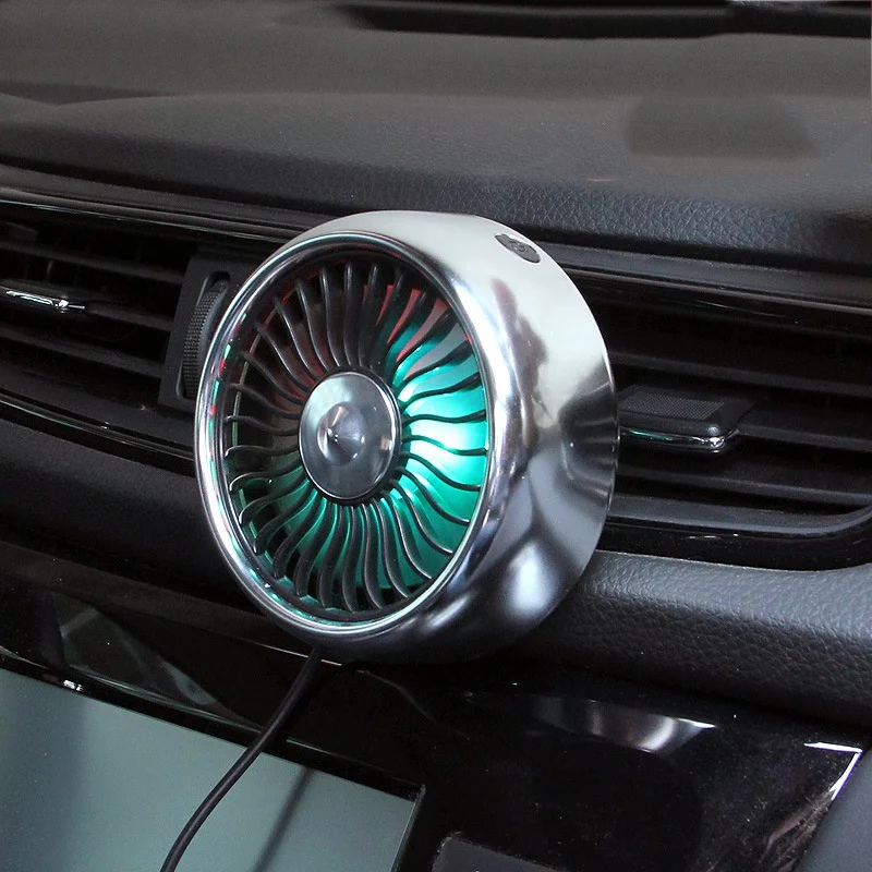 

Car USB Table Desk Fan USB-Powered Desktop Fan Portable Cooling Solution Quiet for Home Office Car Travel