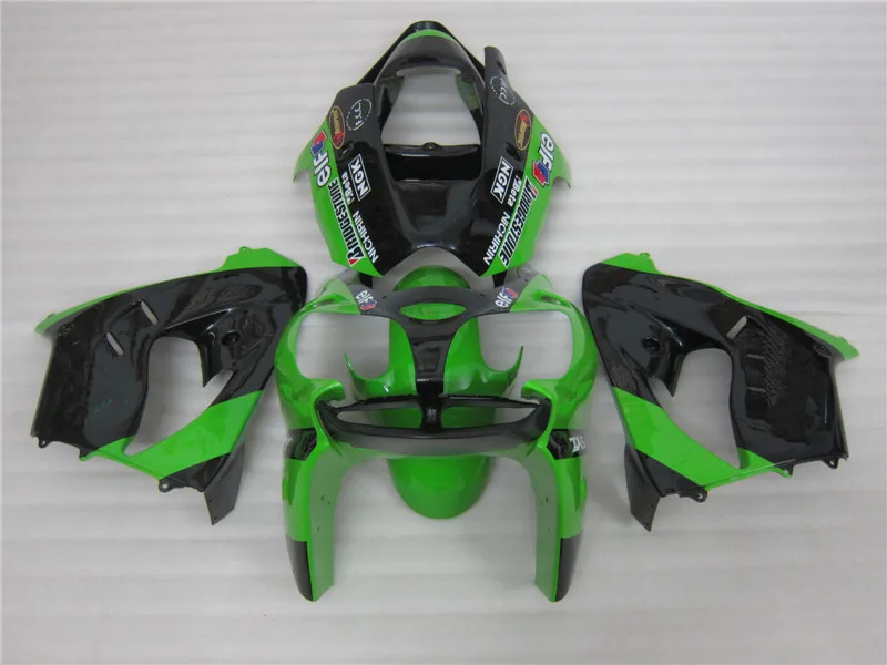 Обтекатели из АБС-пластика для Kawasaki ZX 9R 2002 2003 NINJA zx9r 02 03 кузова зеленого и черного